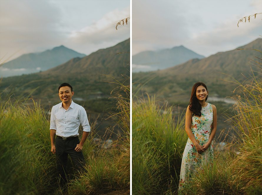 bali and mount batur kintamani pre wedding photography
