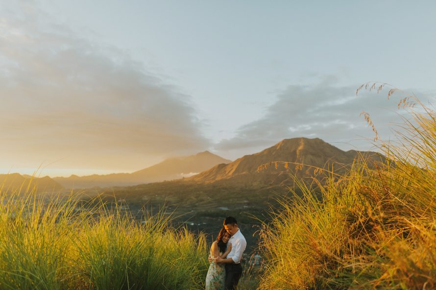 bali and mount batur kintamani pre wedding photography