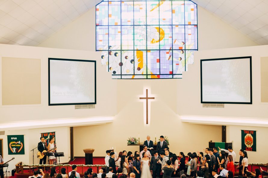 bedok lutheran church and swissotel singapore wedding photography