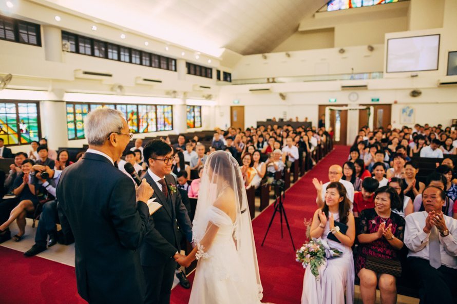 bedok lutheran church and swissotel singapore wedding photography