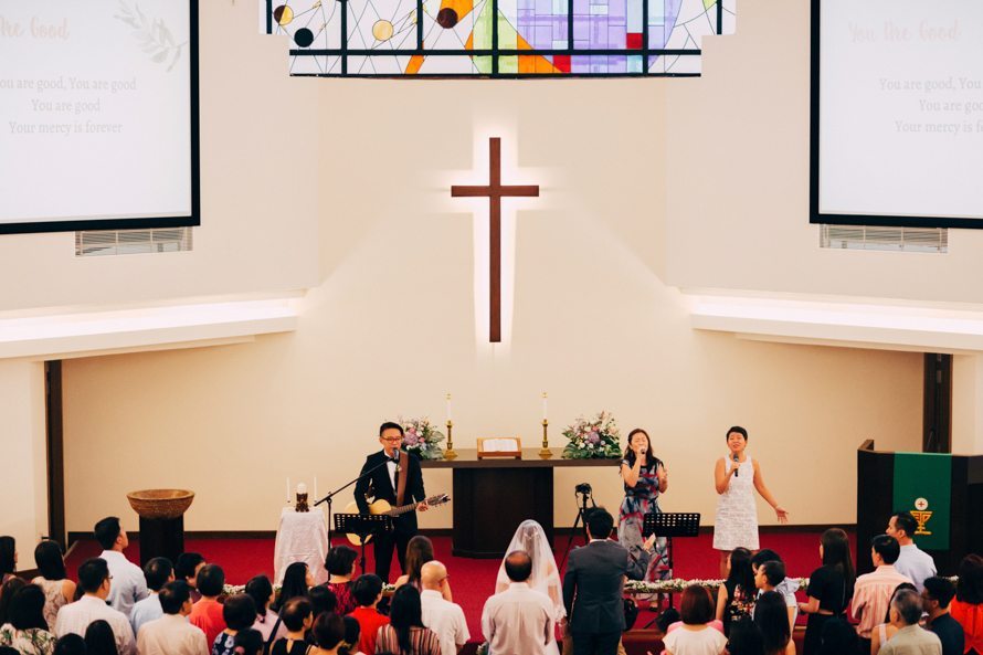bedok lutheran church and swissotel singapore wedding photography
