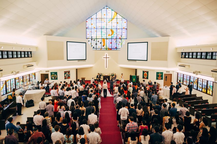 bedok lutheran church and swissotel singapore wedding photography