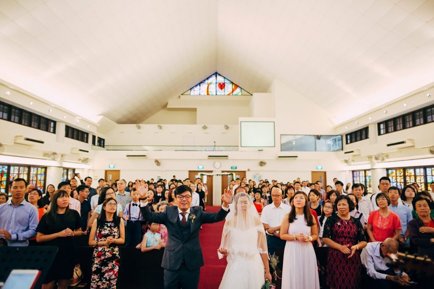 bedok lutheran church and swissotel singapore wedding photography
