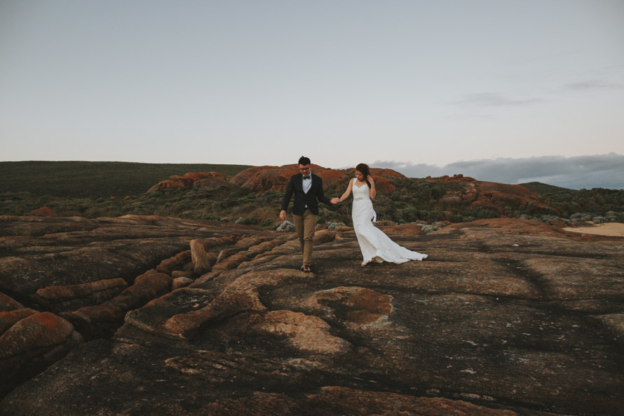 perth south coast road trip pre wedding photography