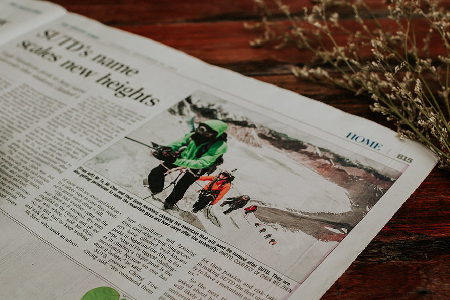 himalaya first ascent sutd mountaineering