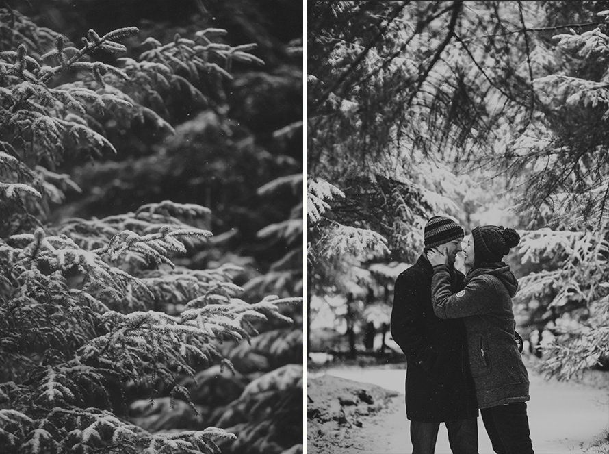 bergen norway winter pre wedding photography