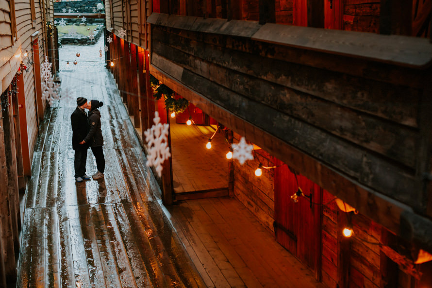 bergen norway winter pre wedding photography