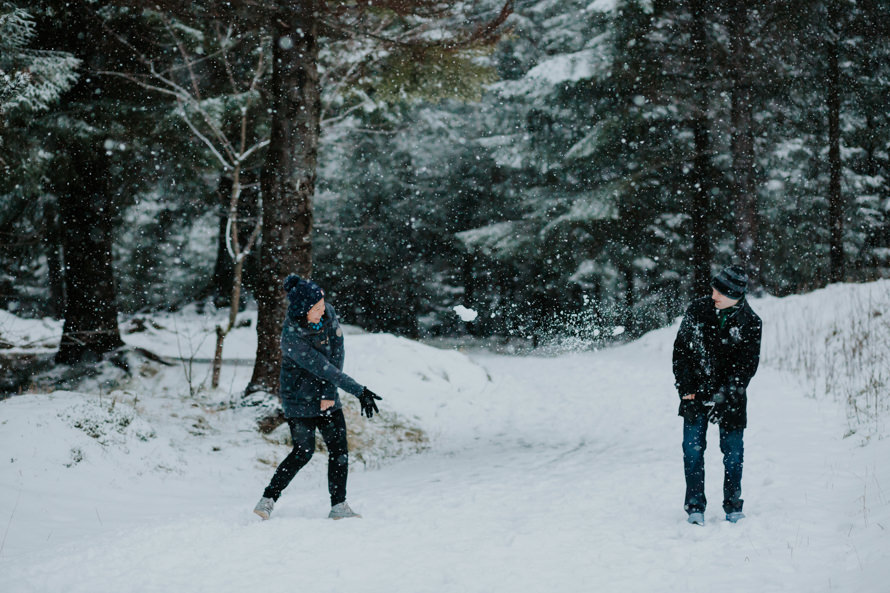 bergen norway winter pre wedding photography