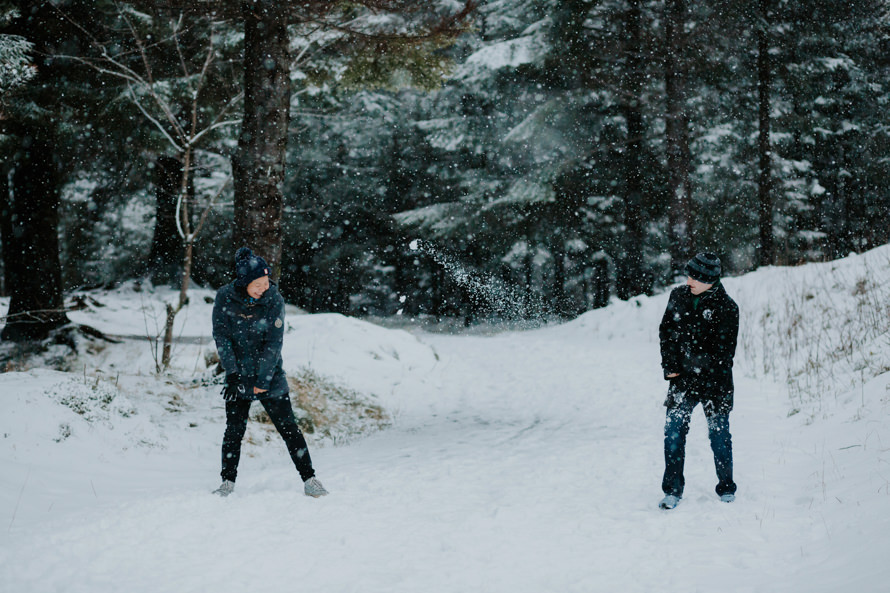 bergen norway winter pre wedding photography