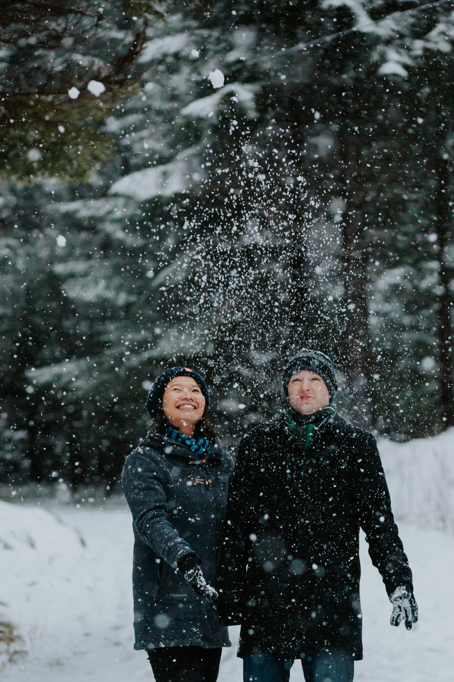 bergen norway winter pre wedding photography