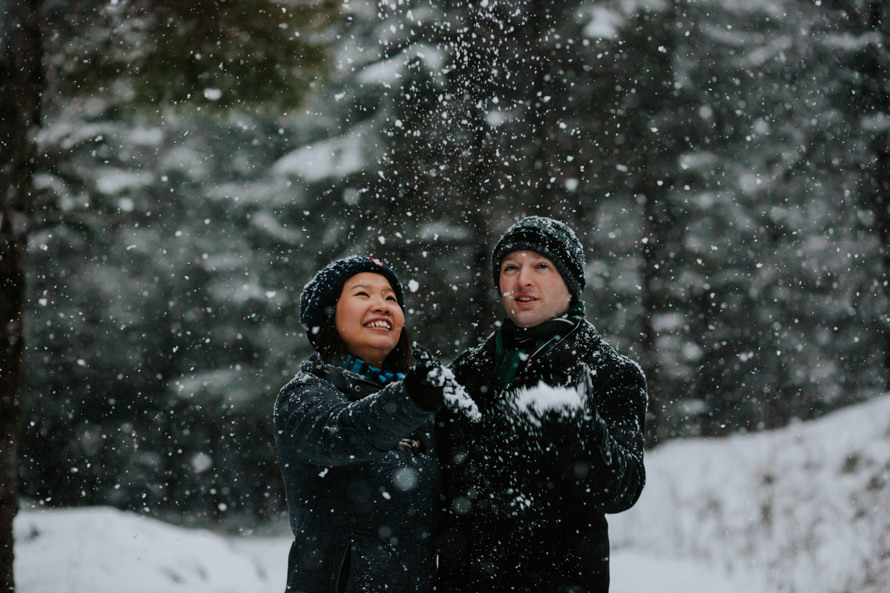 bergen norway winter pre wedding photography