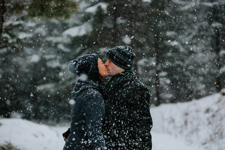 bergen norway winter pre wedding photography