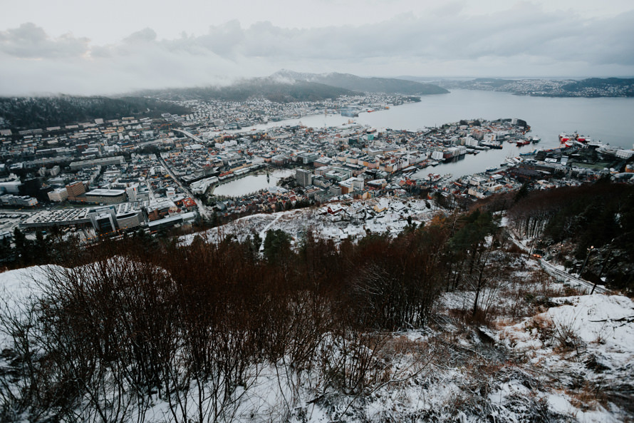 bergen norway winter pre wedding photography