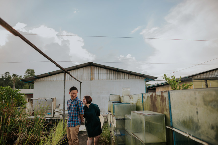 abandoned fish farm singapore pre wedding photography