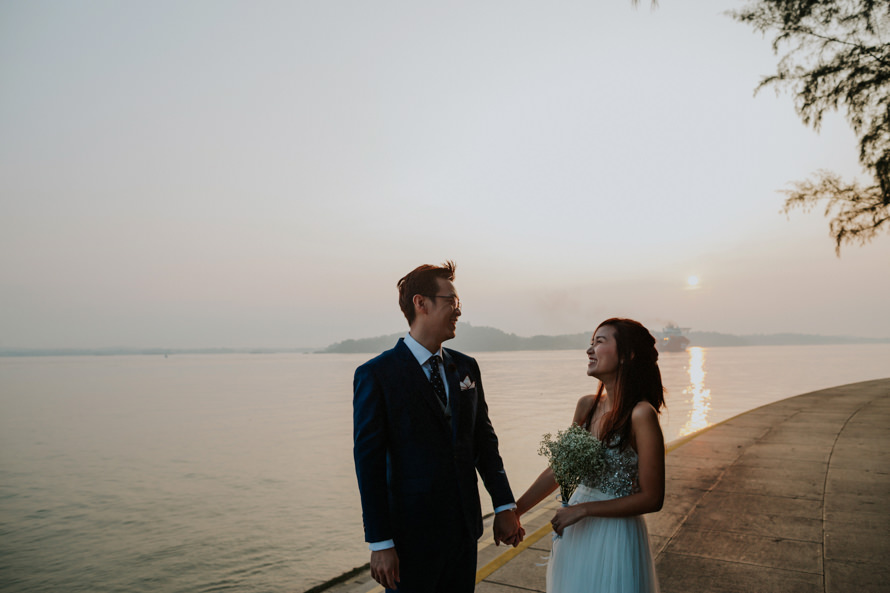 coney island sunrise singapore pre wedding photography