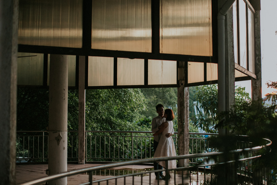 abandoned sports complex singapore pre wedding photography