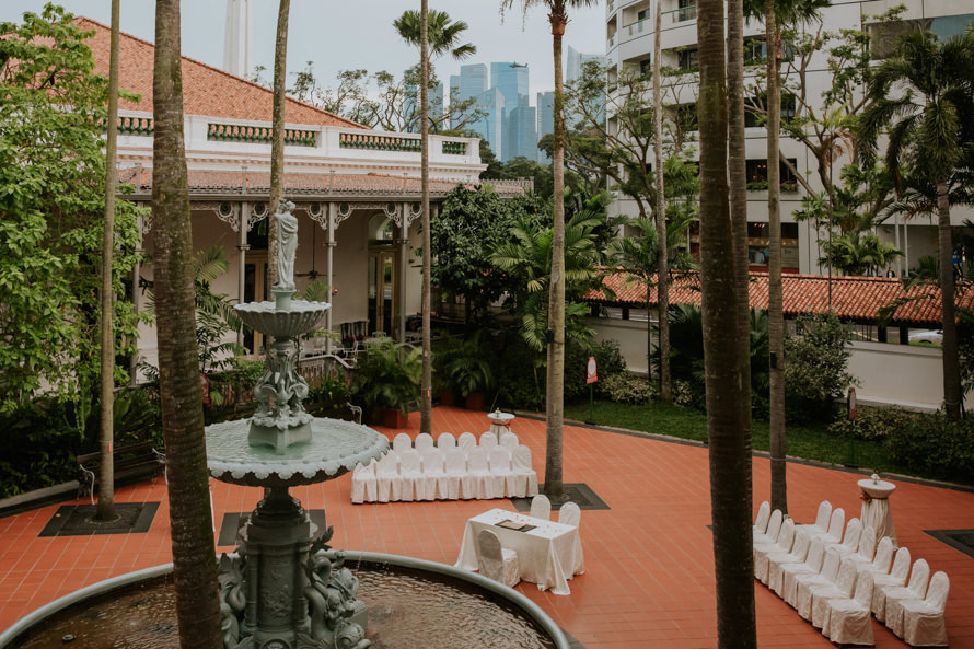 Raffles Hotel Singapore Wedding Photography