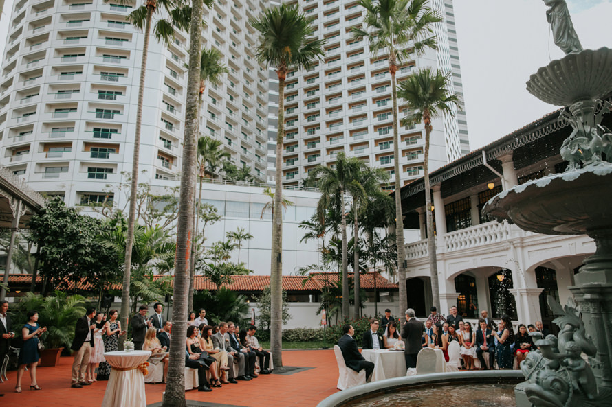 Raffles Hotel Singapore Wedding Photography