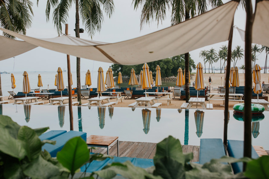Tanjong Beach Club Sentosa Singapore Wedding Photography