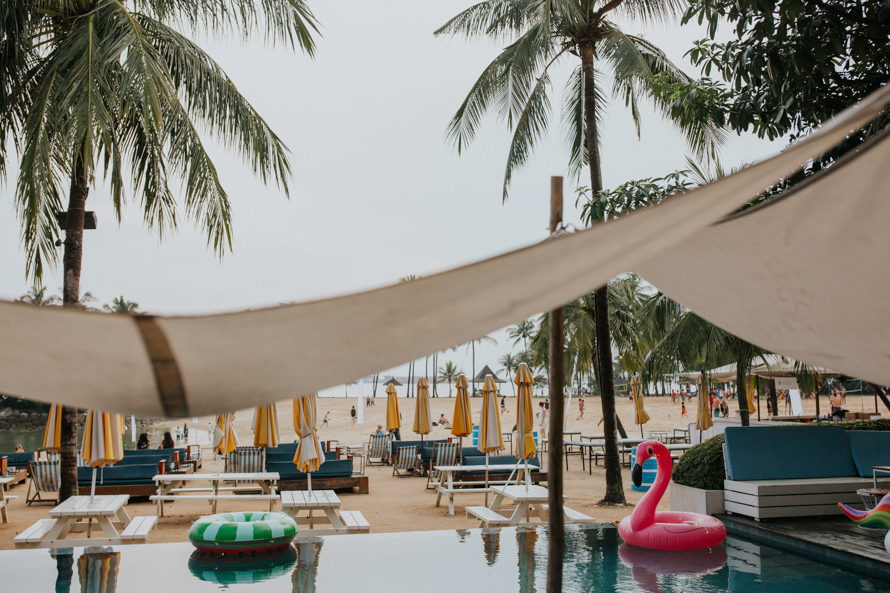 Tanjong Beach Club Sentosa Singapore Wedding Photography