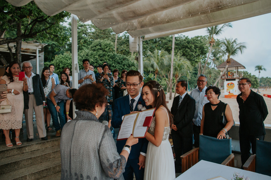 Tanjong Beach Club Sentosa Singapore Wedding Photography