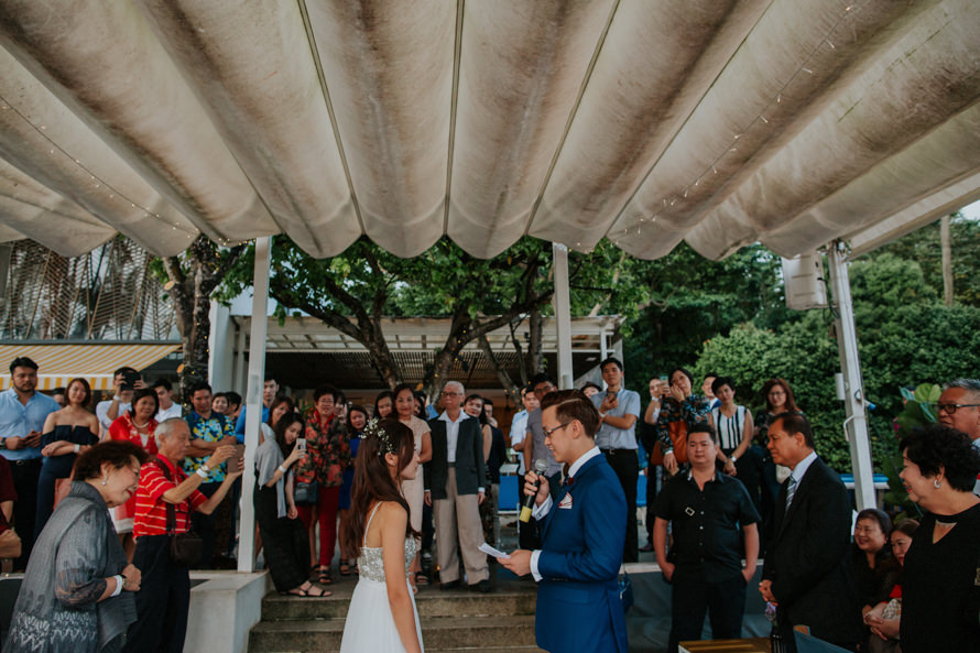 Tanjong Beach Club Sentosa Singapore Wedding Photography