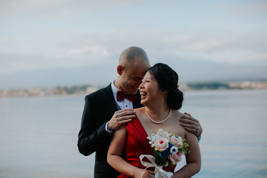 Mount Fuji Tokyo Japan Sakura Pre Wedding Photography