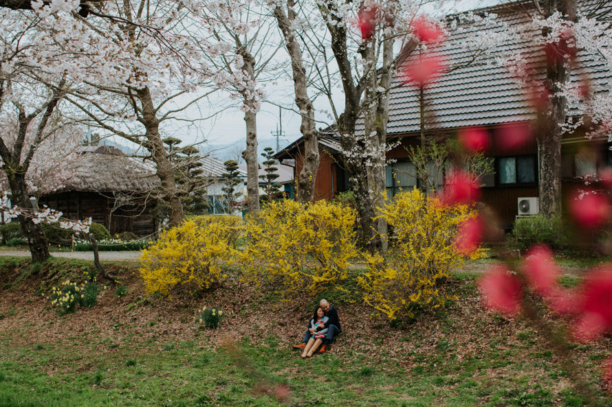 Mount Fuji Tokyo Japan Sakura Pre Wedding Photography