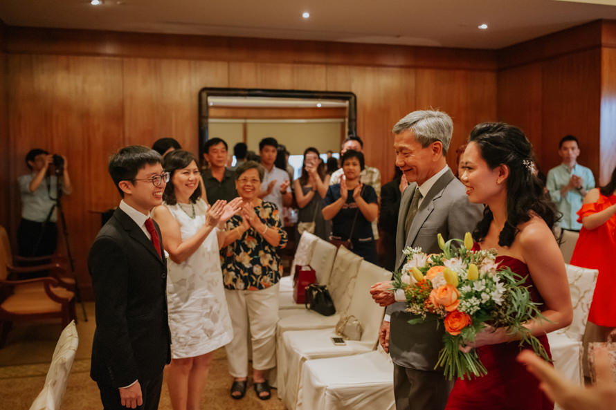 Regent Hotel Singapore Wedding Photography