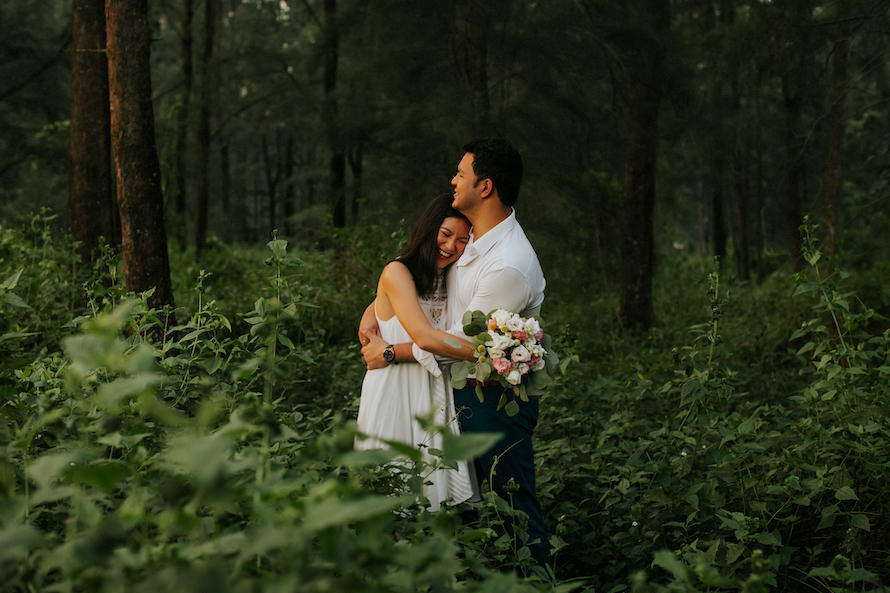 abandoned estate singapore pre wedding photography