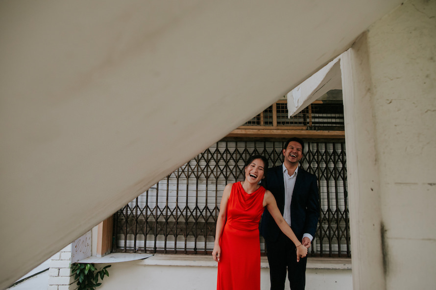 abandoned estate singapore pre wedding photography