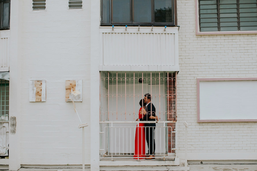 abandoned estate singapore pre wedding photography
