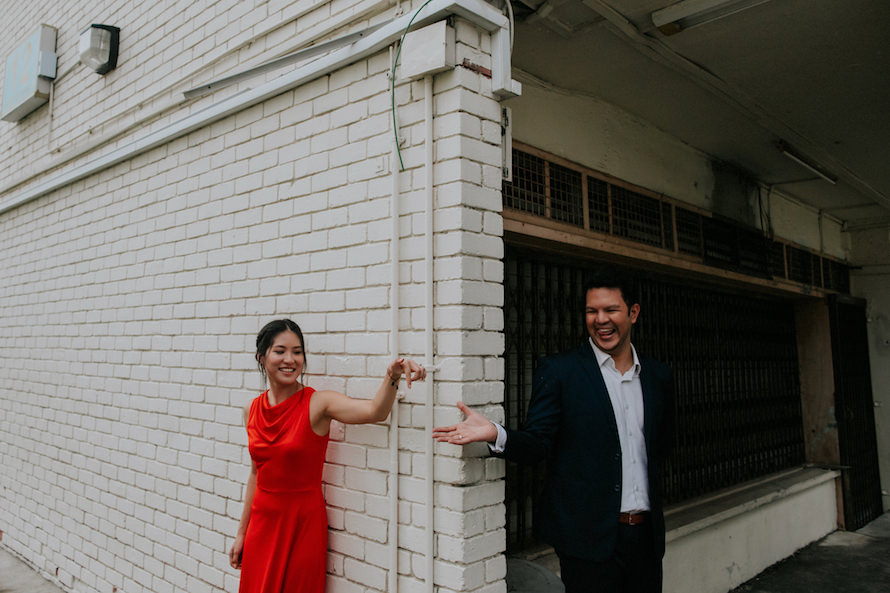 abandoned estate singapore pre wedding photography