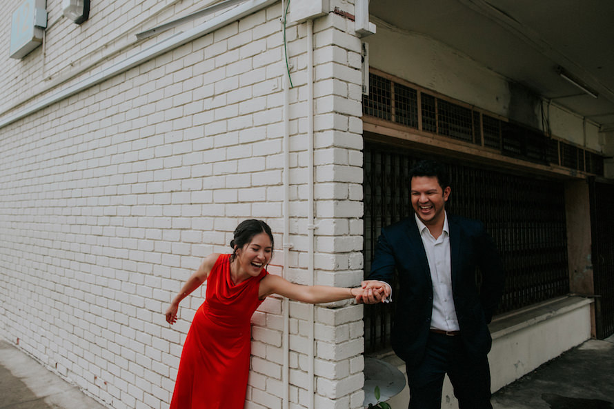 abandoned estate singapore pre wedding photography