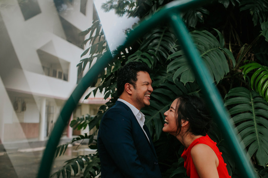 abandoned estate singapore pre wedding photography