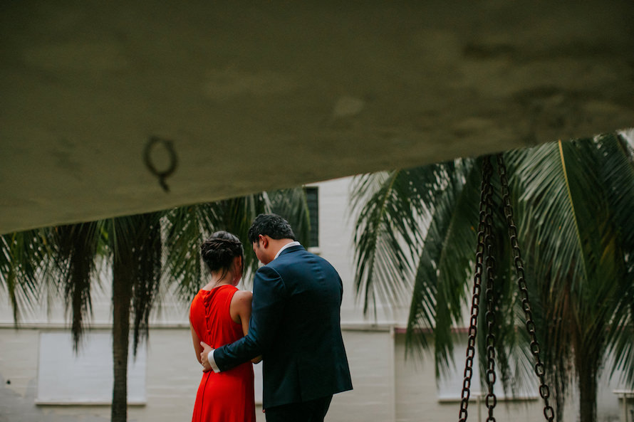 abandoned estate singapore pre wedding photography