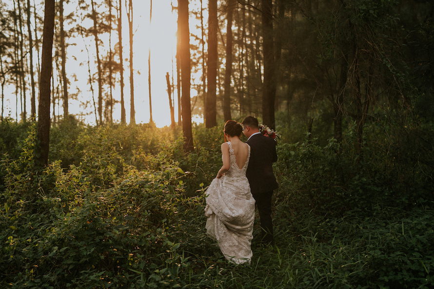 Rustic Woodlands Singapore Pre Wedding Photography
