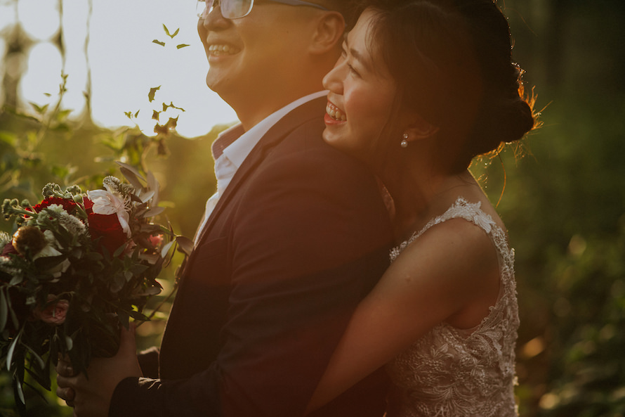 Rustic Woodlands Singapore Pre Wedding Photography