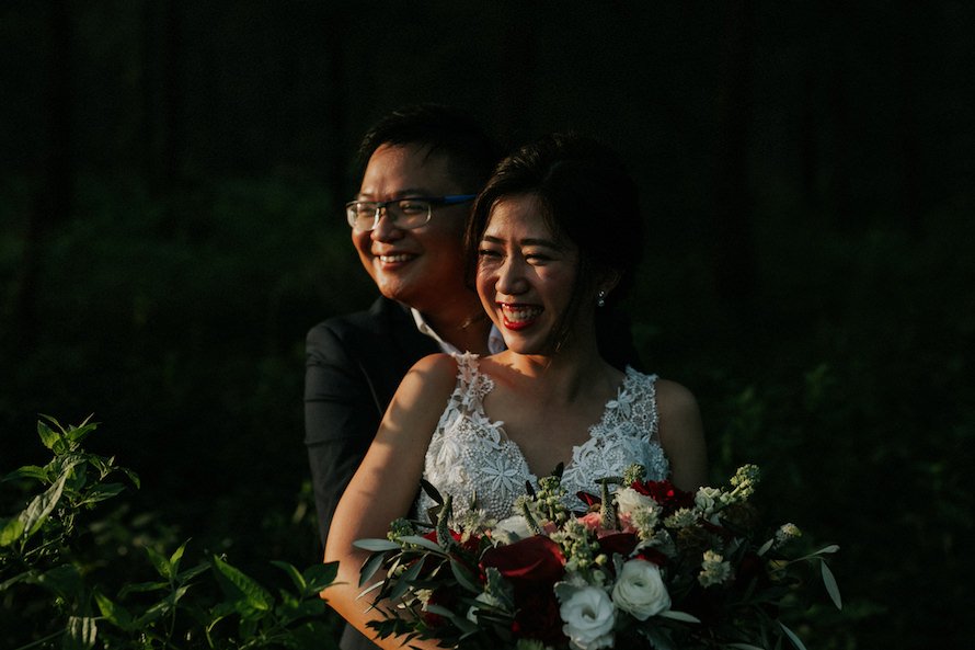 Rustic Woodlands Singapore Pre Wedding Photography