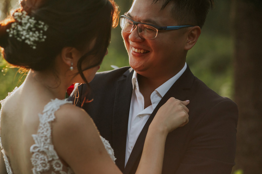 Rustic Woodlands Singapore Pre Wedding Photography