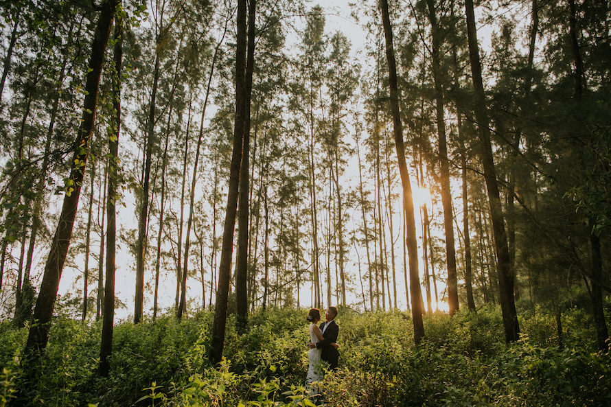 Rustic Woodlands Singapore Pre Wedding Photography