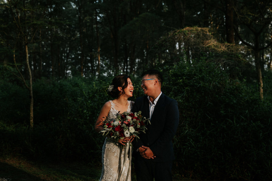 Rustic Woodlands Singapore Pre Wedding Photography