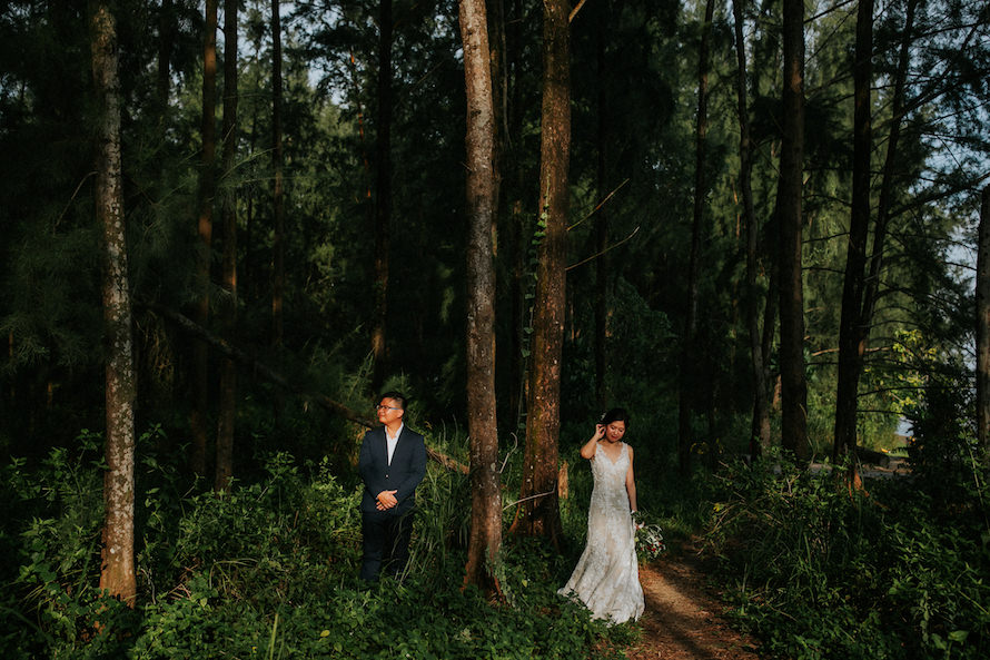 Rustic Woodlands Singapore Pre Wedding Photography
