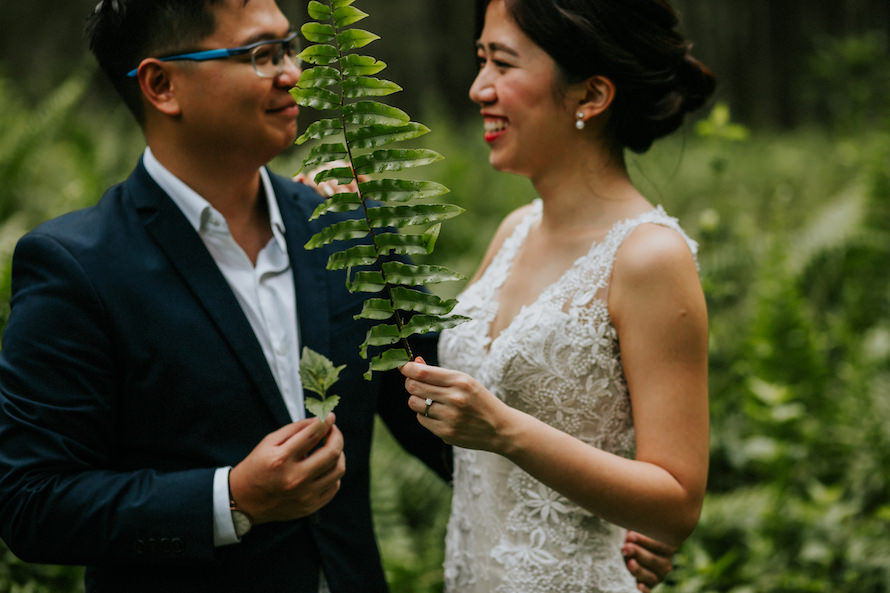 Rustic Woodlands Singapore Pre Wedding Photography