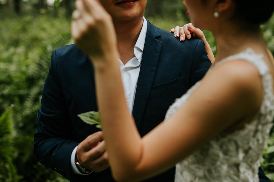 Rustic Woodlands Singapore Pre Wedding Photography