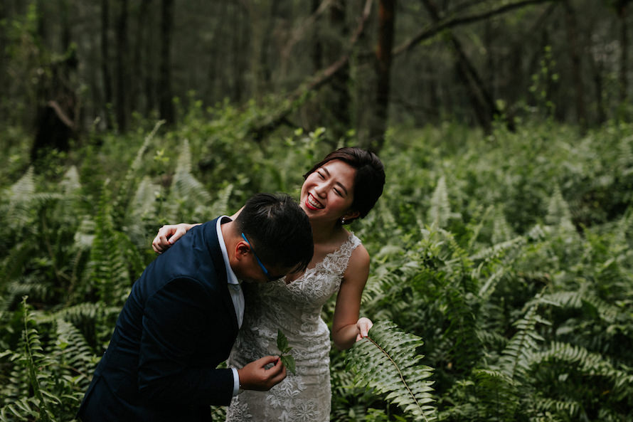 Rustic Woodlands Singapore Pre Wedding Photography