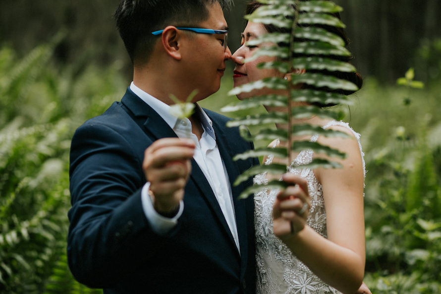 Rustic Woodlands Singapore Pre Wedding Photography