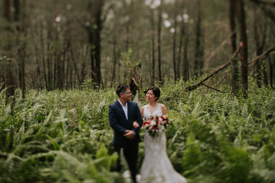 Rustic Woodlands Singapore Pre Wedding Photography