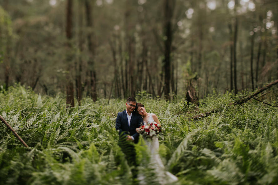 Rustic Woodlands Singapore Pre Wedding Photography