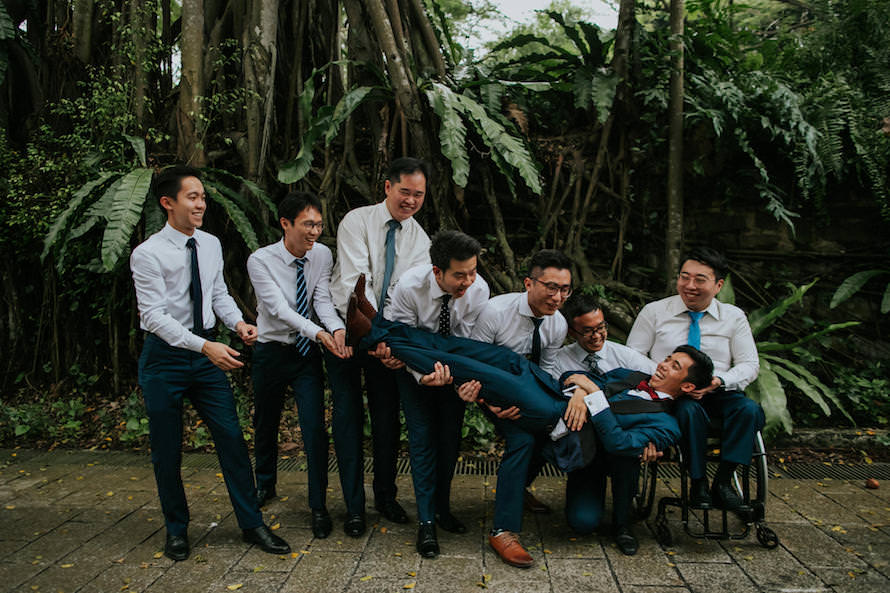 Fort Canning Park Outdoor Tentage Singapore Wedding Photography